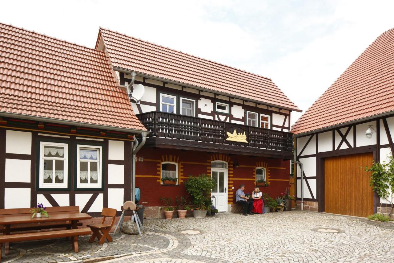 Landhotel Zur Grünen Kutte Bernshausen Exterior foto